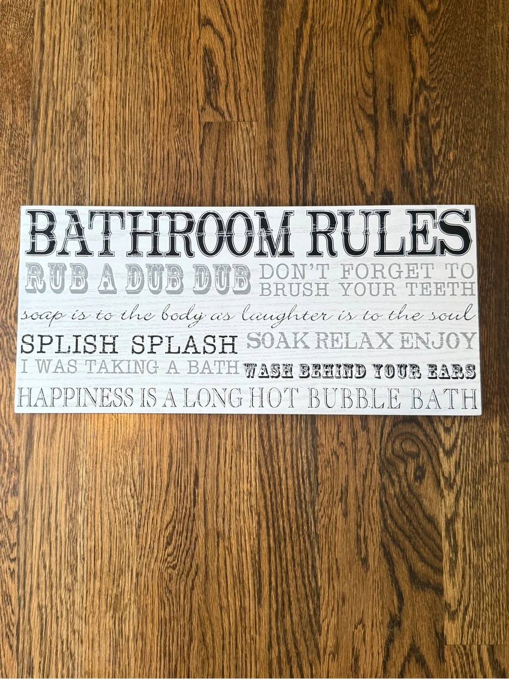 NWT Rustic Bathroom Decor